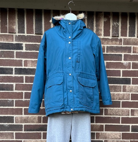 Woolrich ladies blue hood - ladies,